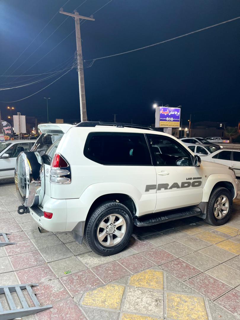 تویوتا پرادو 2007 سفید با کیفیت